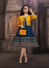 Tunic House Tashan Regular Wear Rayon Printed Anarkali Kurti With Jacket Collection